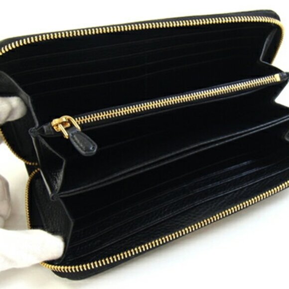 PRADA Black Leather Wallet - Picture 3 of 10